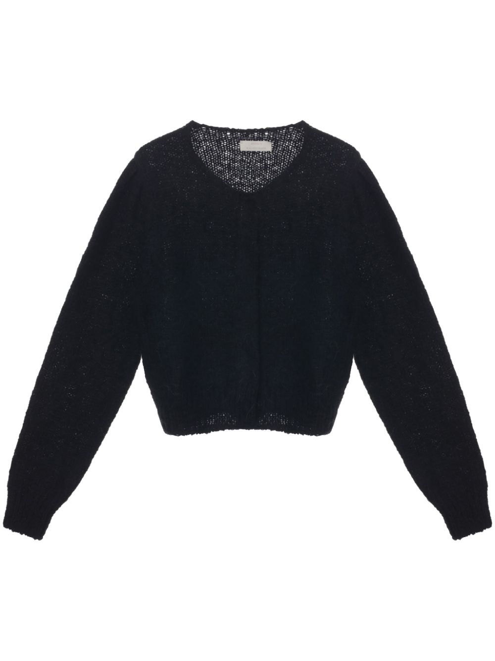 Shaggy cardigan - Black