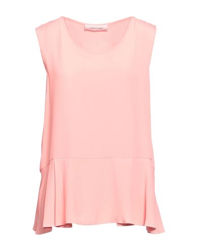 Woman Top Pink Size 2 Acetate, Silk