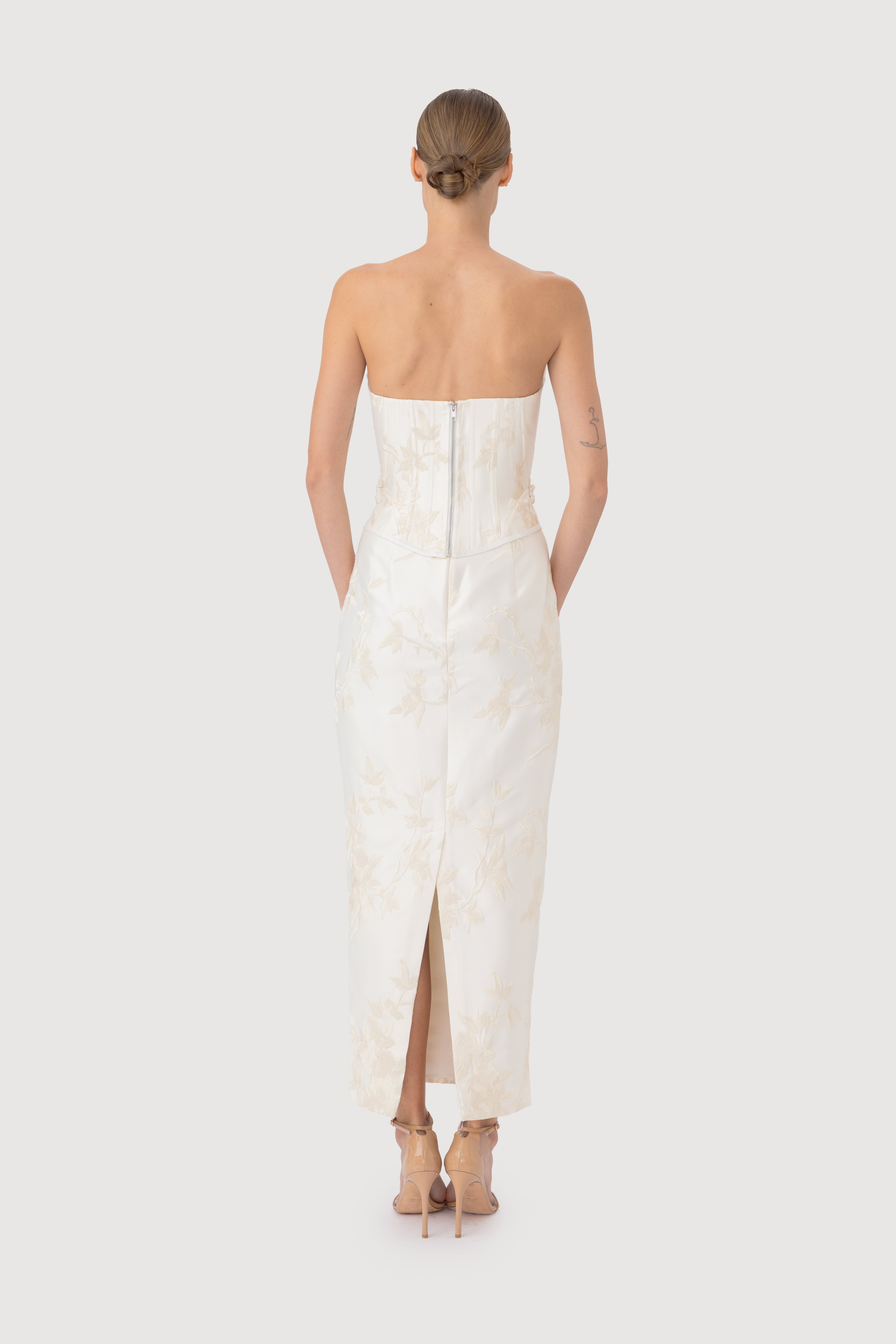 Sutton Embroidered Corset Top