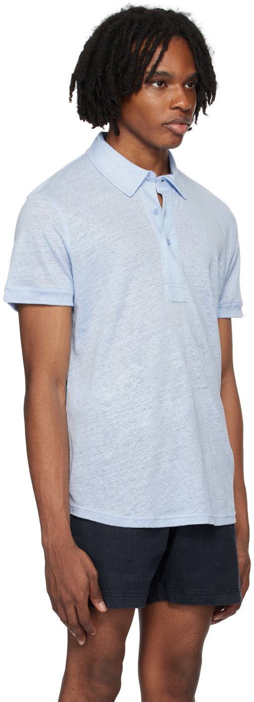 Orlebar Brown Blue Sebastian Polo