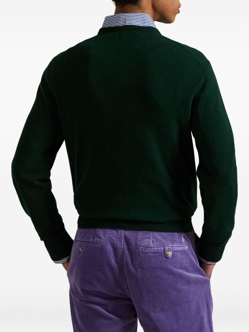 Green Logo Sweater
