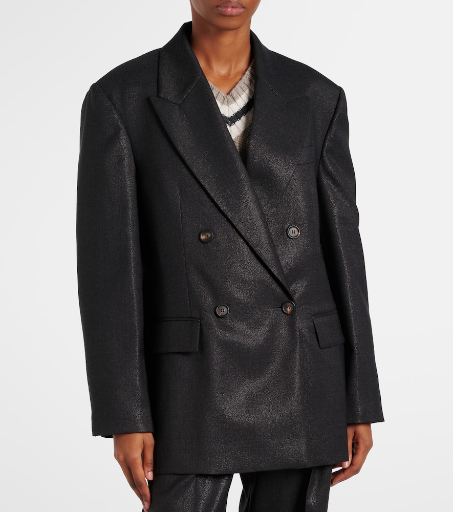 Wool-blend blazer