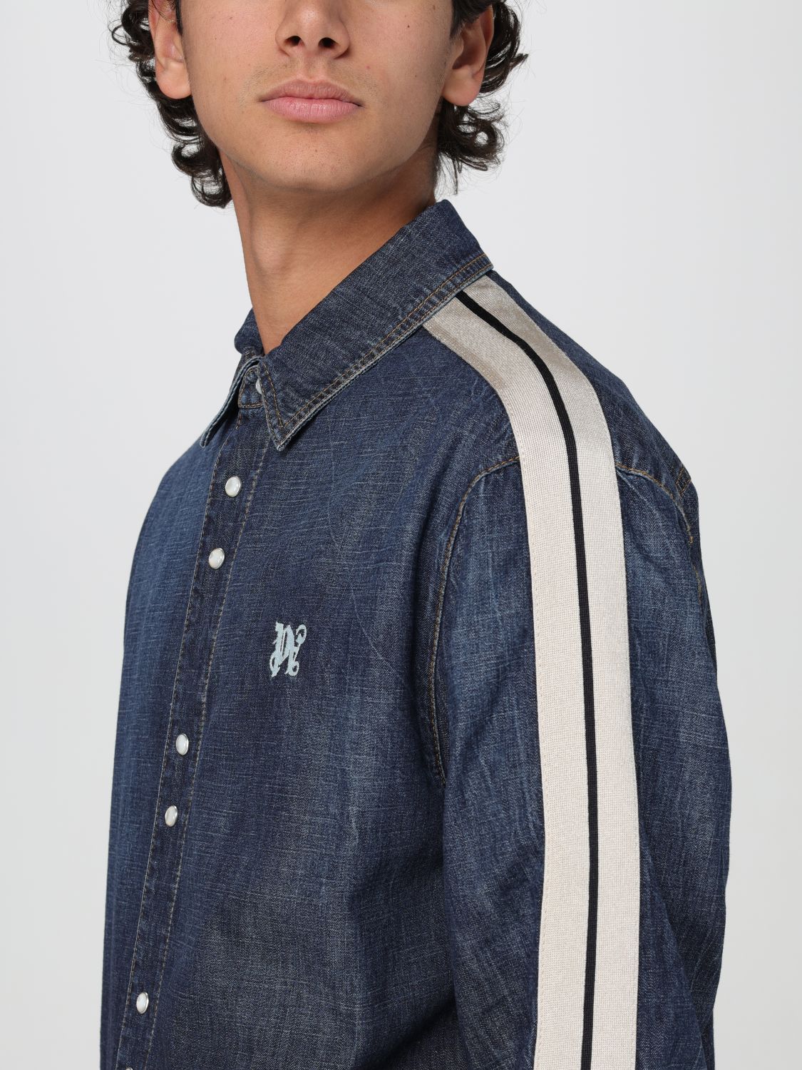 Jacket Men color Denim