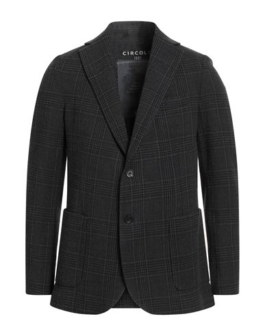 Man Blazer Black Size 40 Wool, Elastane