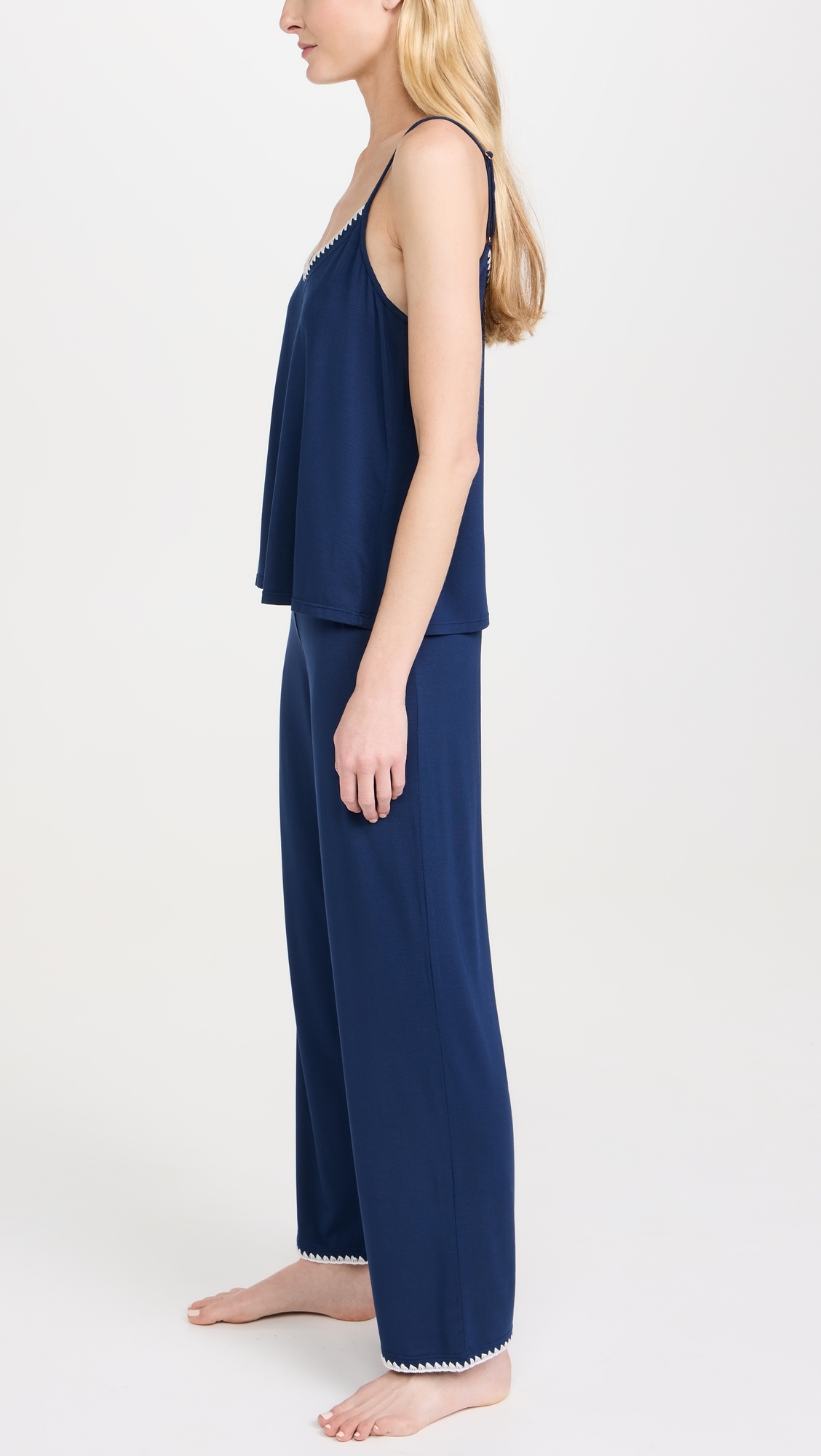 Frida Cami/Pant Pj Set Navy/Ivory