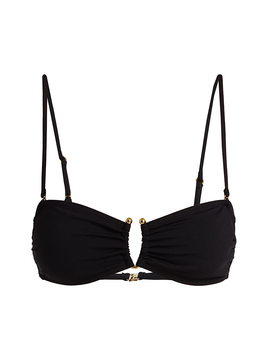 Women's Bandeau Bikini Top - Black