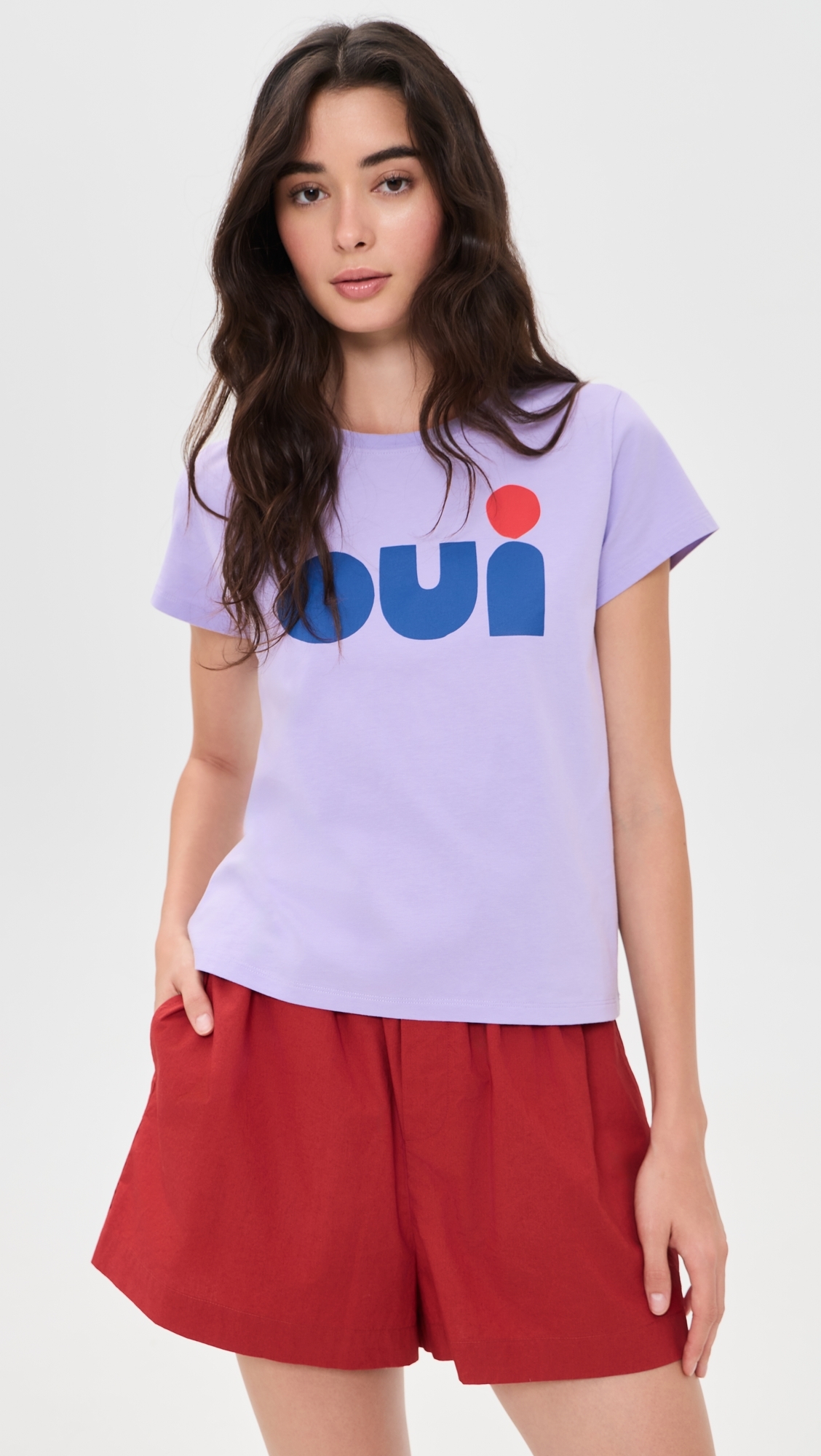 Out Oui Classic Tee Jacaranda