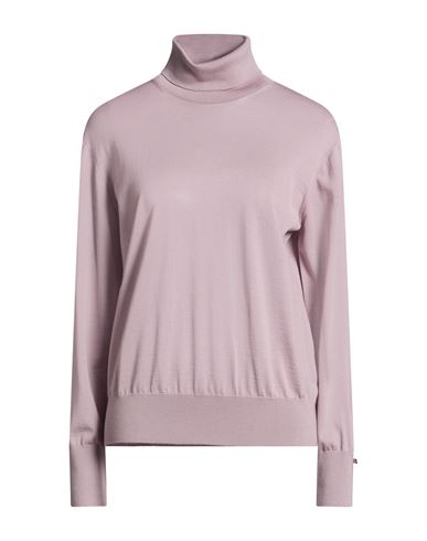Resort Woman Turtleneck Lilac Size 10 Virgin Wool, Cotton, Viscose