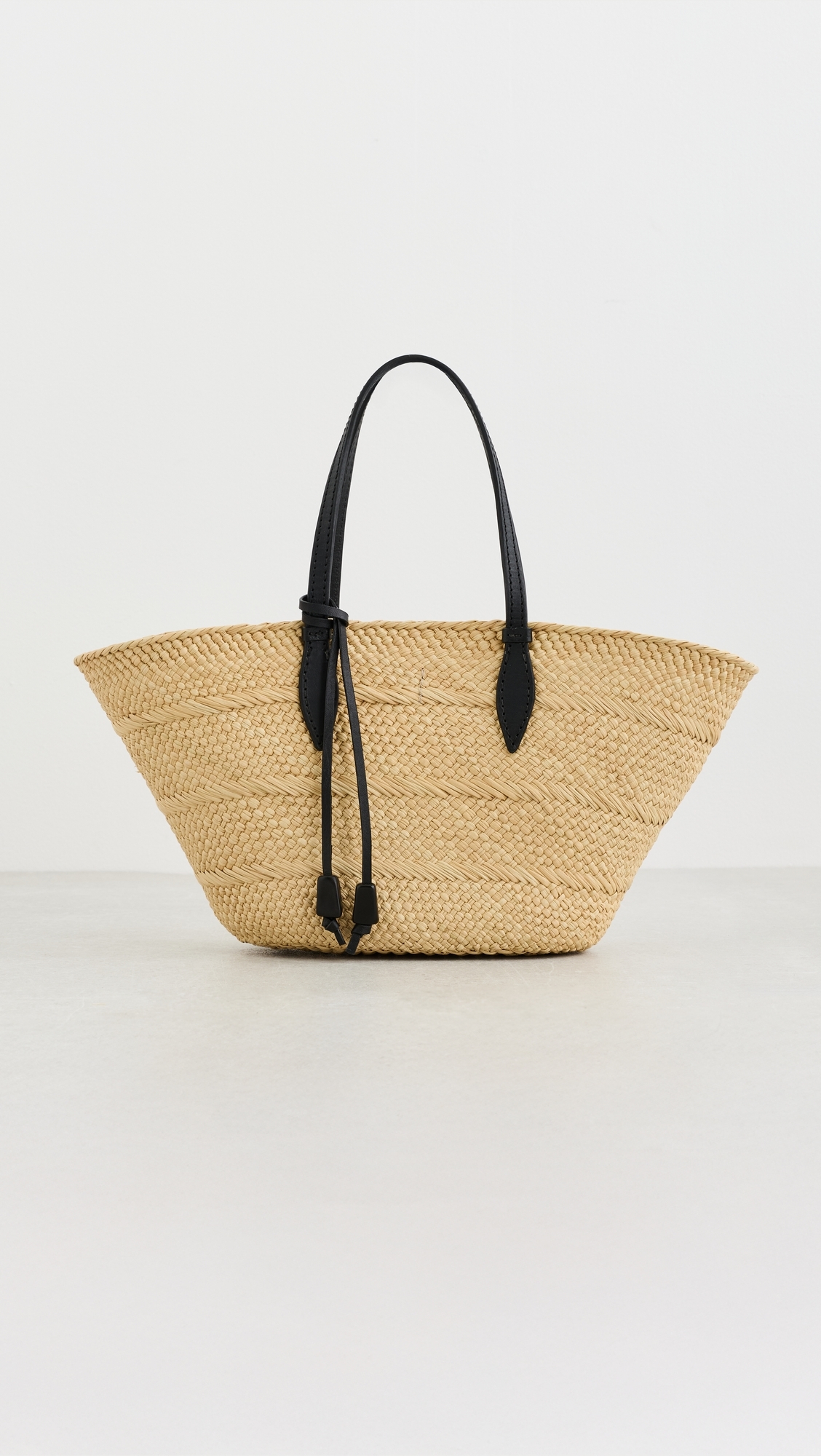 The Small Trapeze Basket Tote Bag Taupe/Black One Size
