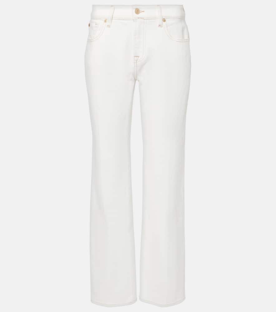 High-rise straight jeans