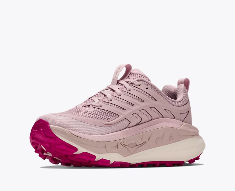 HOKA Women's Stinson 8 Shoes in Pink Opal/Alabaster