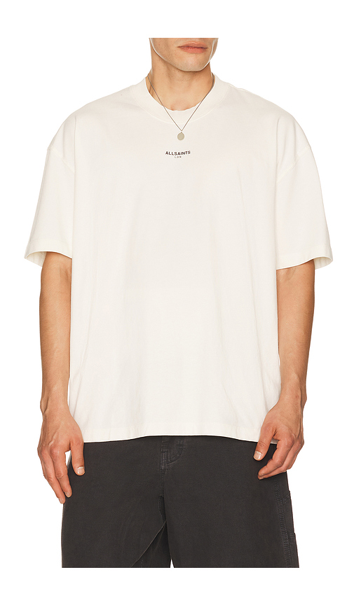 ALLSAINTS Mikro Crew Tee in White. XL/1X. Also in S