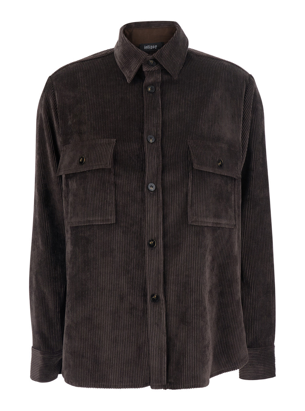 Corduroy Shirt — Brown