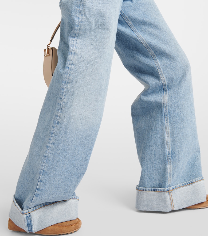 Agolde Dame high-rise wide-leg jeans