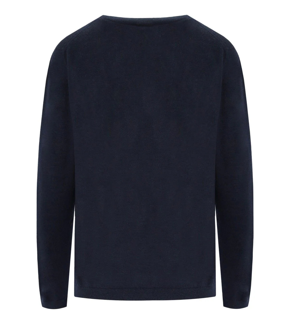 Mm Max Mara Malesia Navy Blue Crewneck Sweater