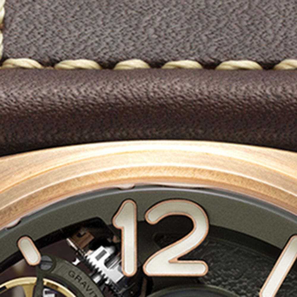 Bronze Radiomir Tourbillon Gmt Bronzo Watch 45Mm