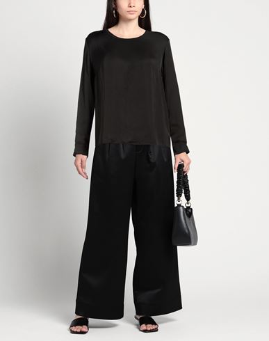 Même Road Woman Top Black Size 10 Rayon, Viscose