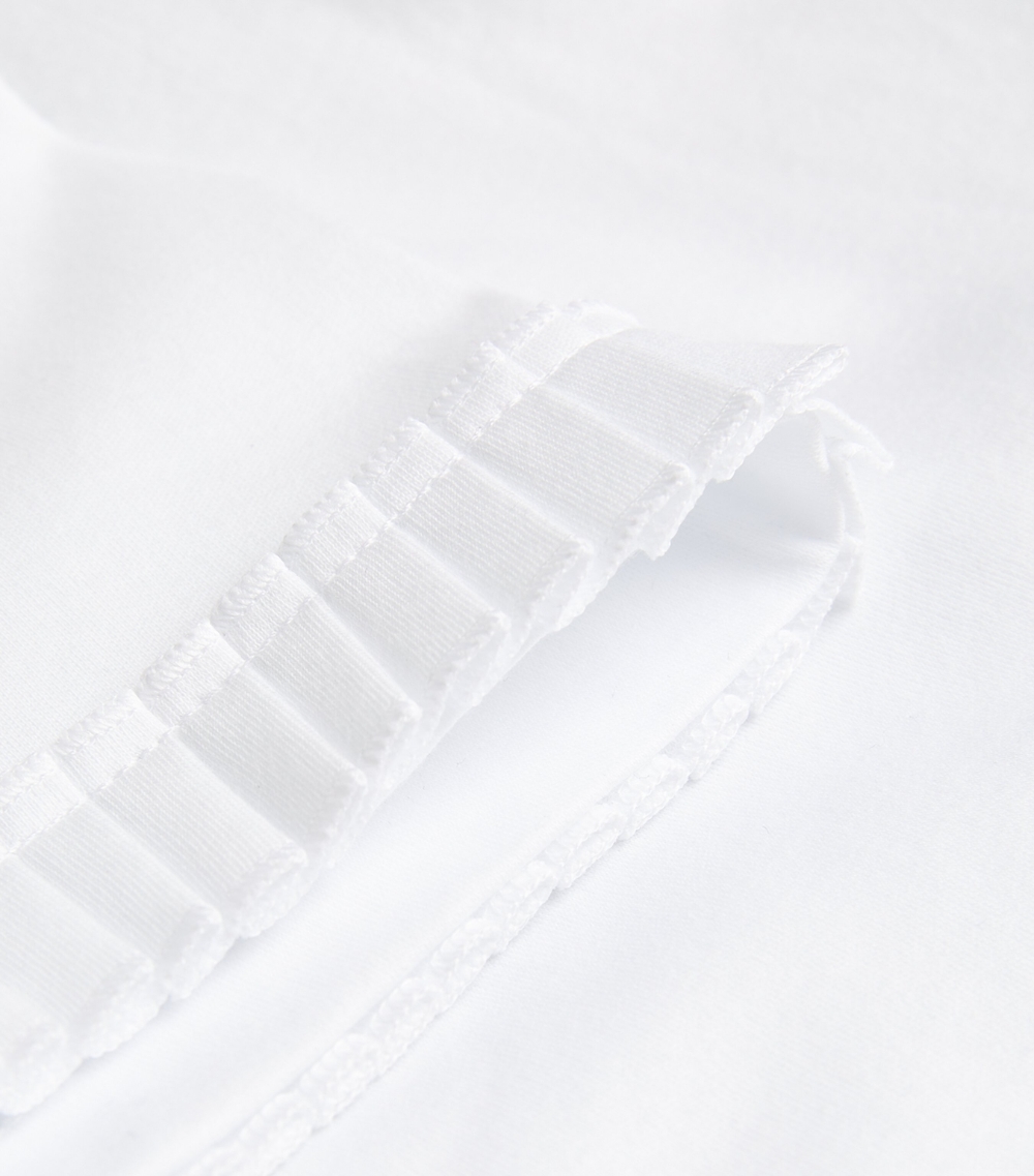 Cotton Frill-Detail T-Shirt