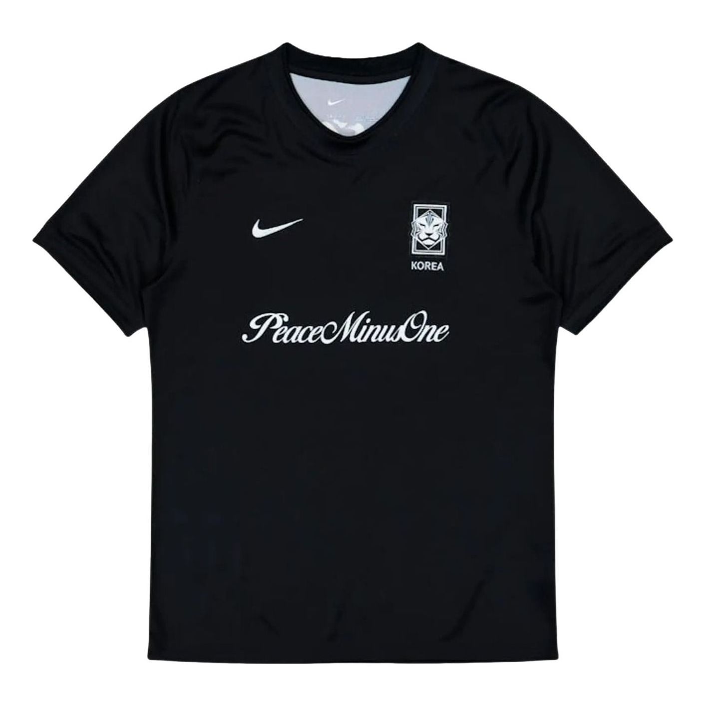 X PEACEMINUSONE Korea KFA Academy Pro T-Shirt Asia Sizing 'Black'