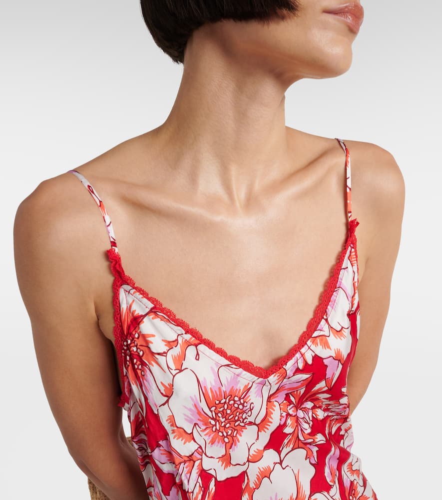 Lucia printed midi dress