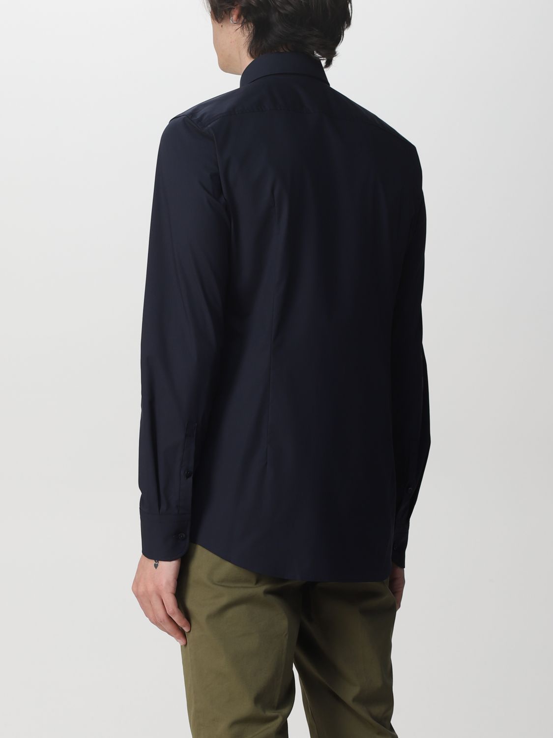 Shirt Men colour Blue