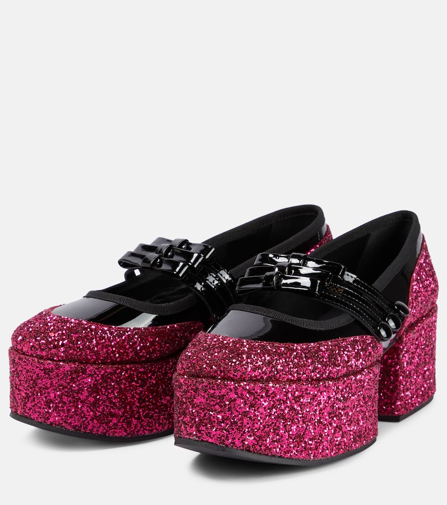 X Repetto platform mary janes