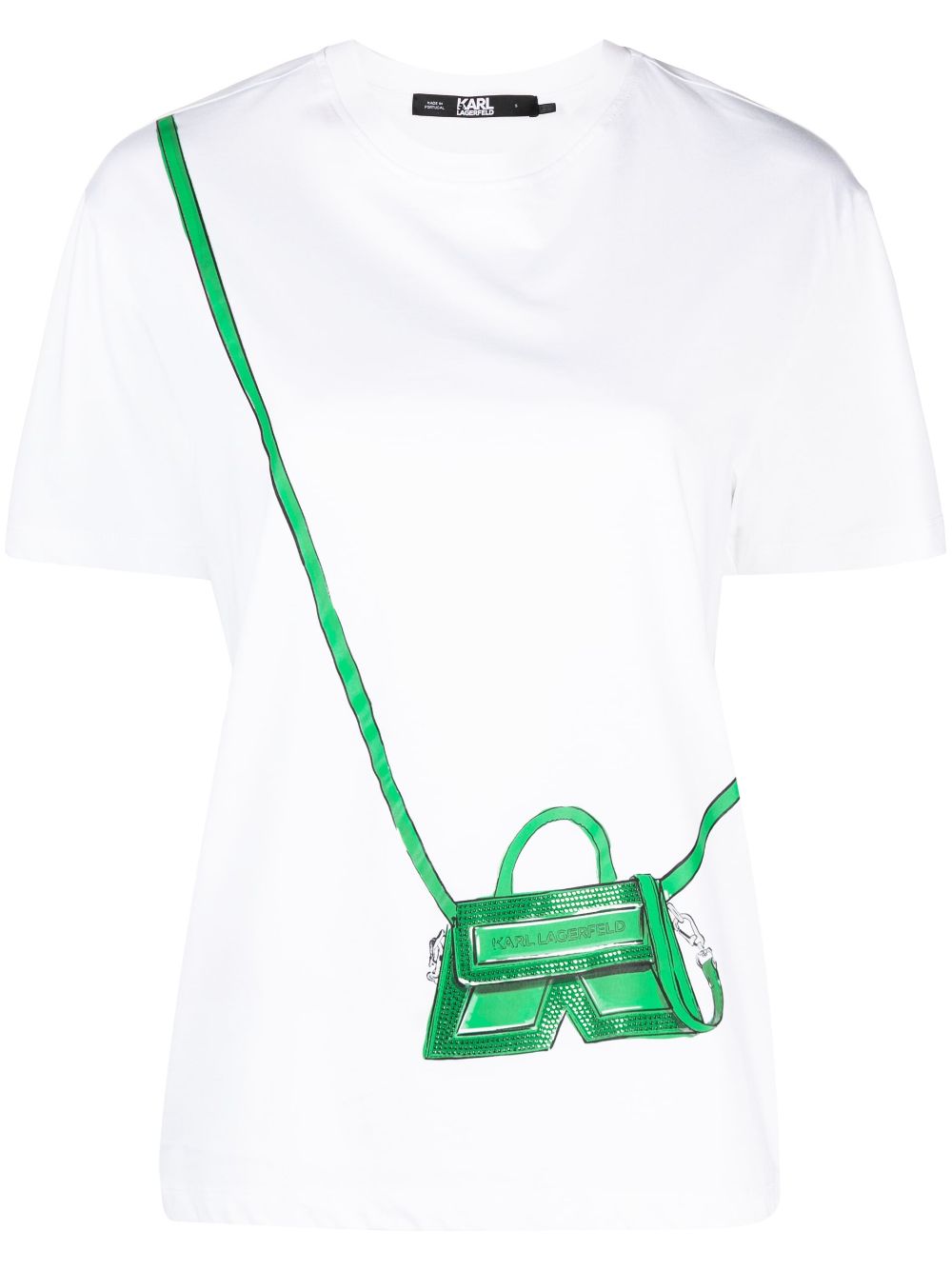 Graphic-print organic-cotton T-shirt - White