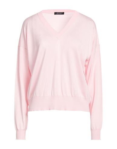 Woman Sweater Pink Size 6 Silk, Cashmere