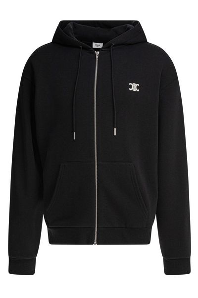 Celine Triomphe Zipped Hoodie