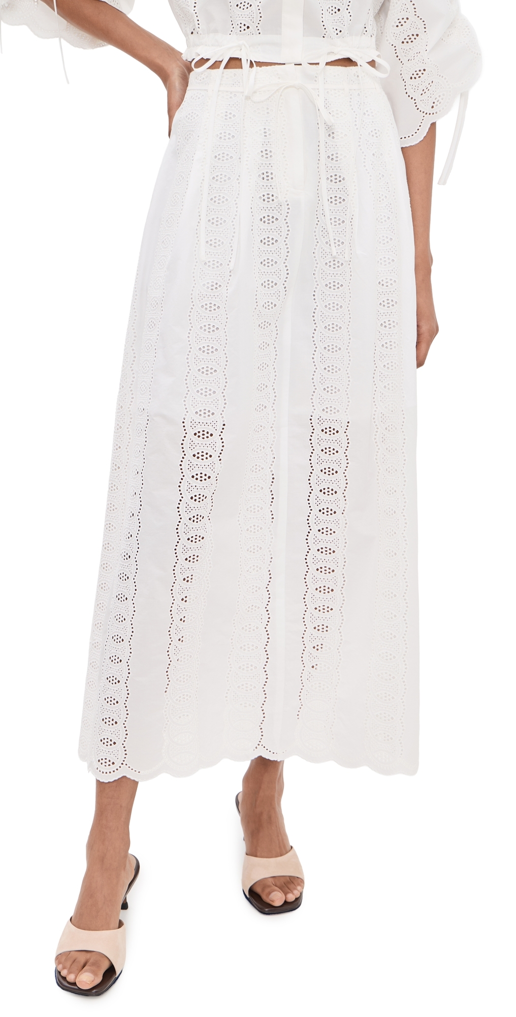 Amaris Skirt White Eyelet