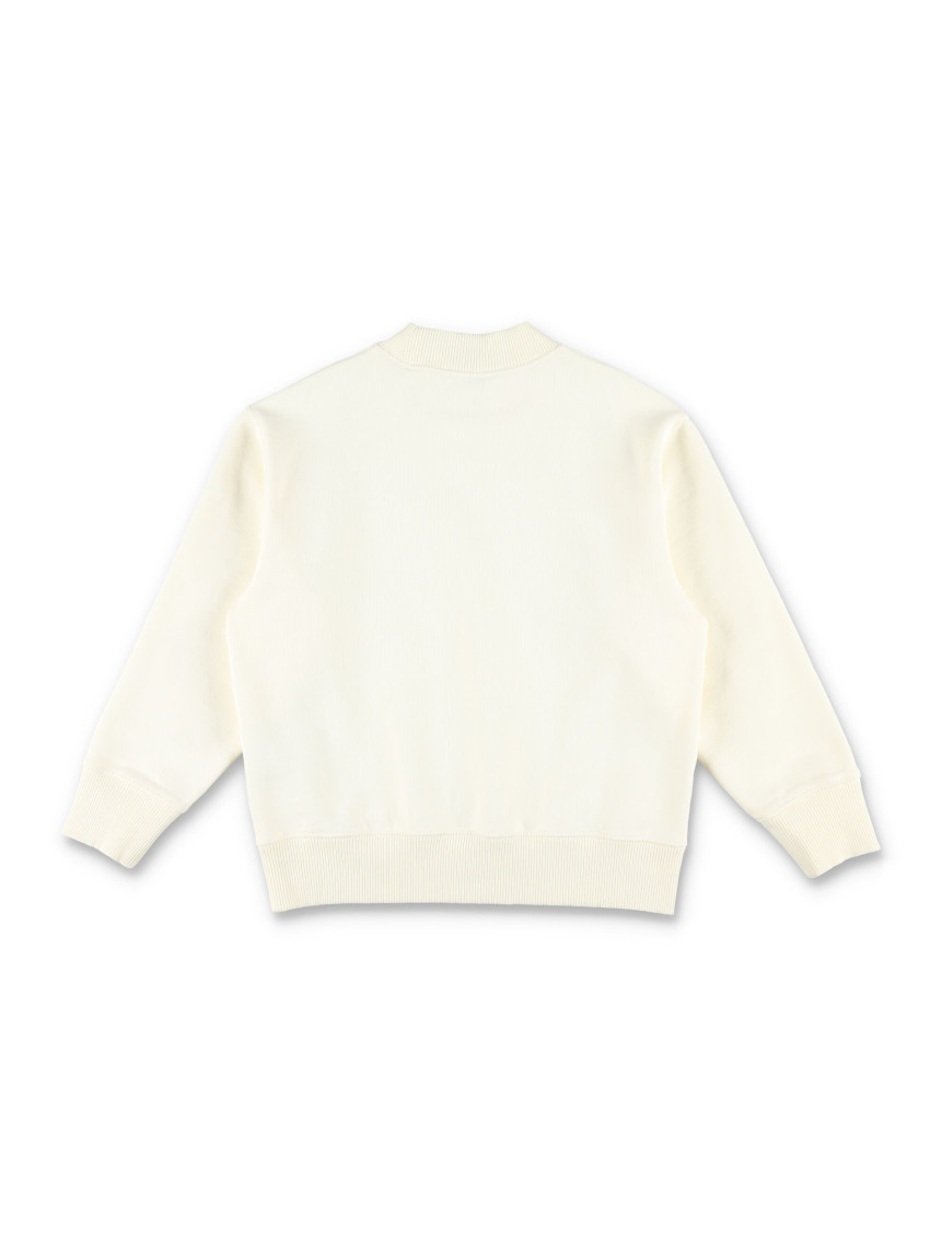 Boys White Logo Sweatshirt