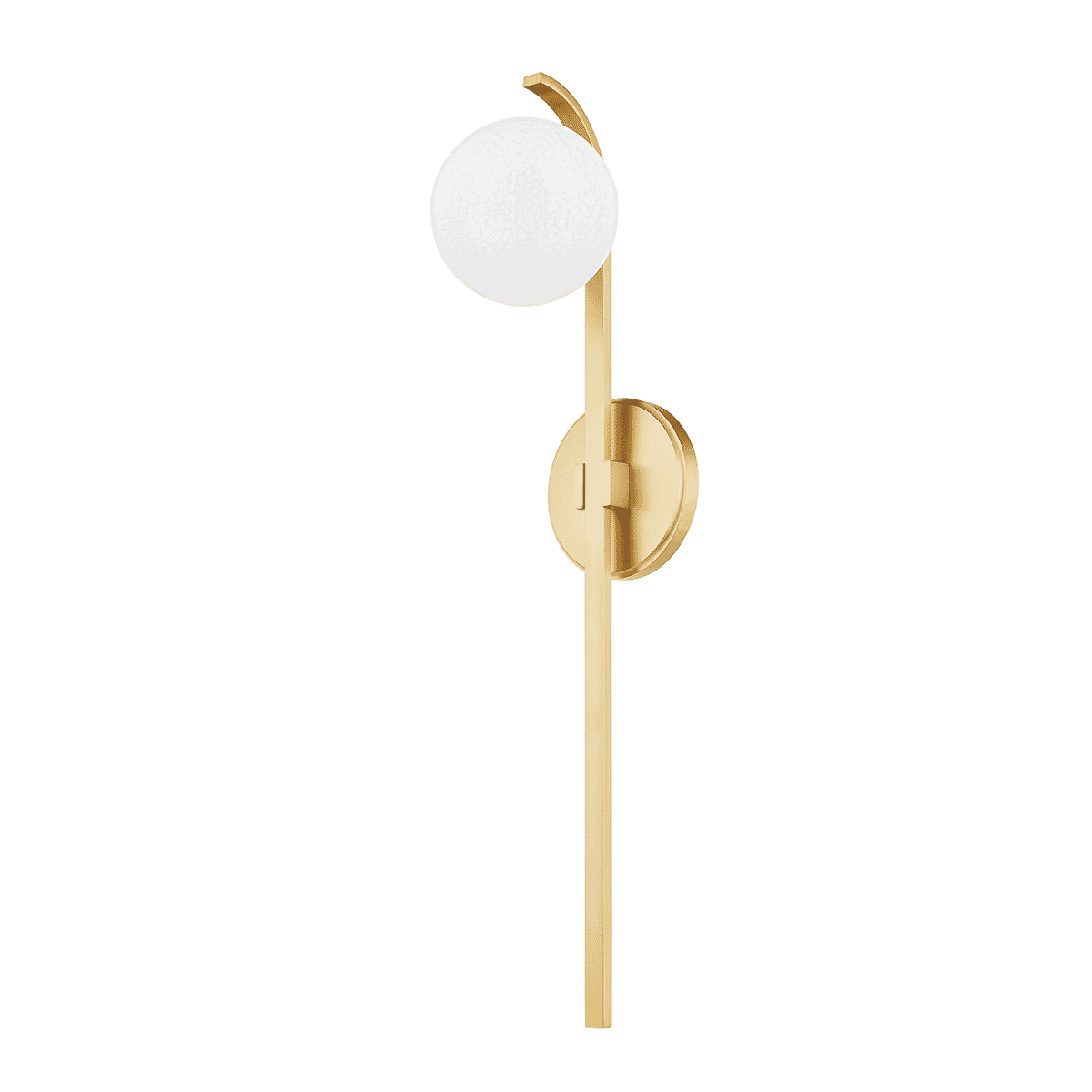 Aged Brass One Light Wall Sconce from the Laval Collection