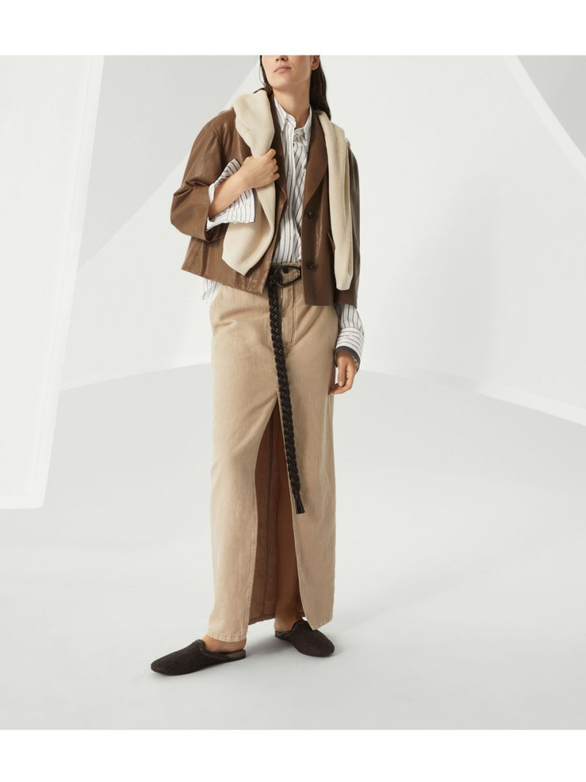 Monili-trim shirt - White