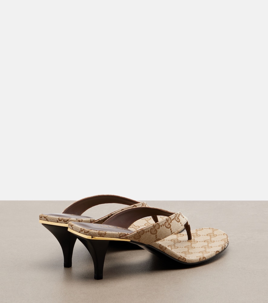 Vittoria GG canvas thong sandals