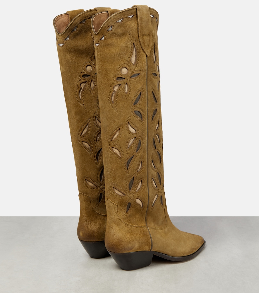 Denvee suede knee-high boots