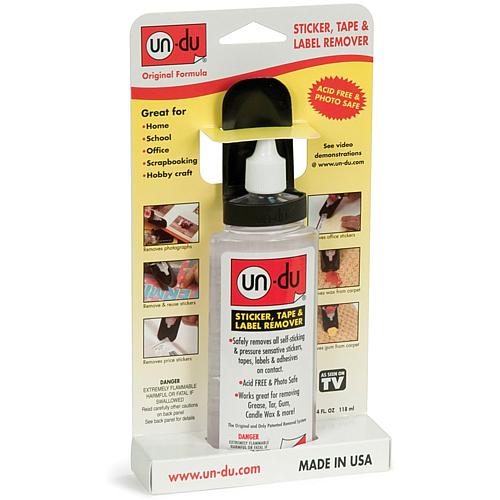 Un-Du Sticker  Tape and Label Remover 4oz -