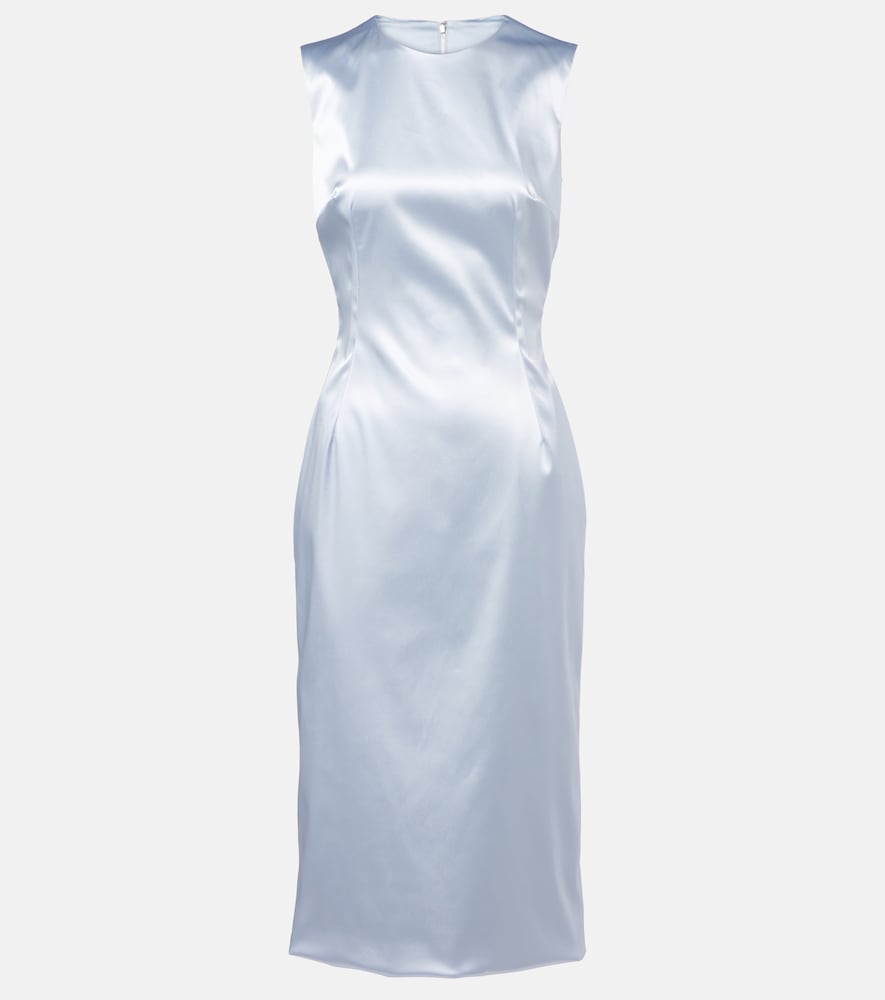 Satin midi dress