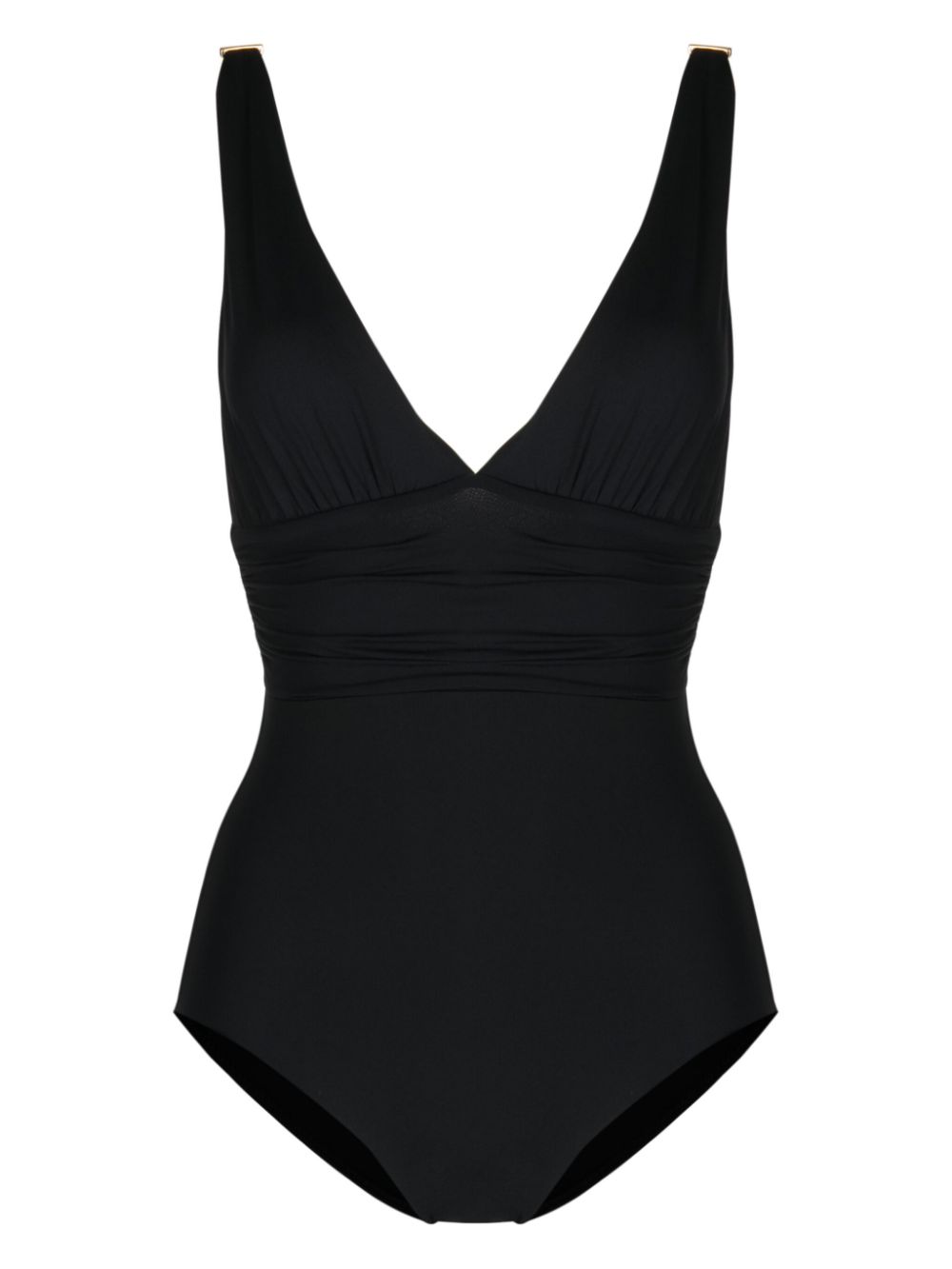 Panarea V-neck bodysuit - Black