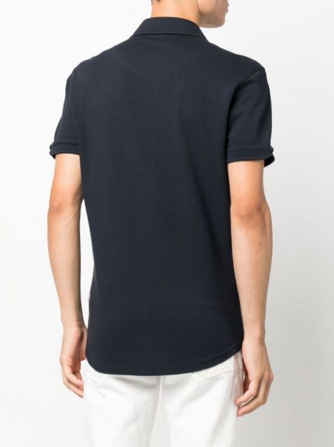 Sebastian short-sleeve cotton polo shirt