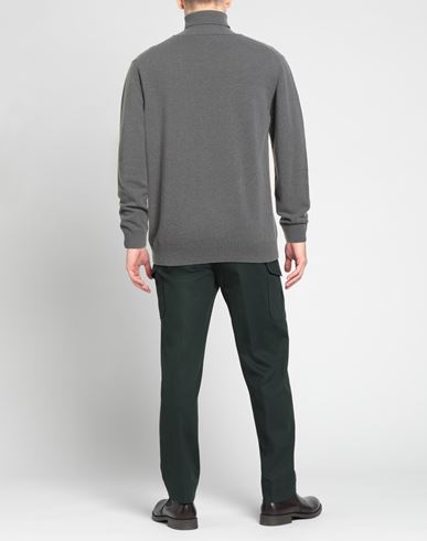 Man Turtleneck Grey Size L Wool, Nylon