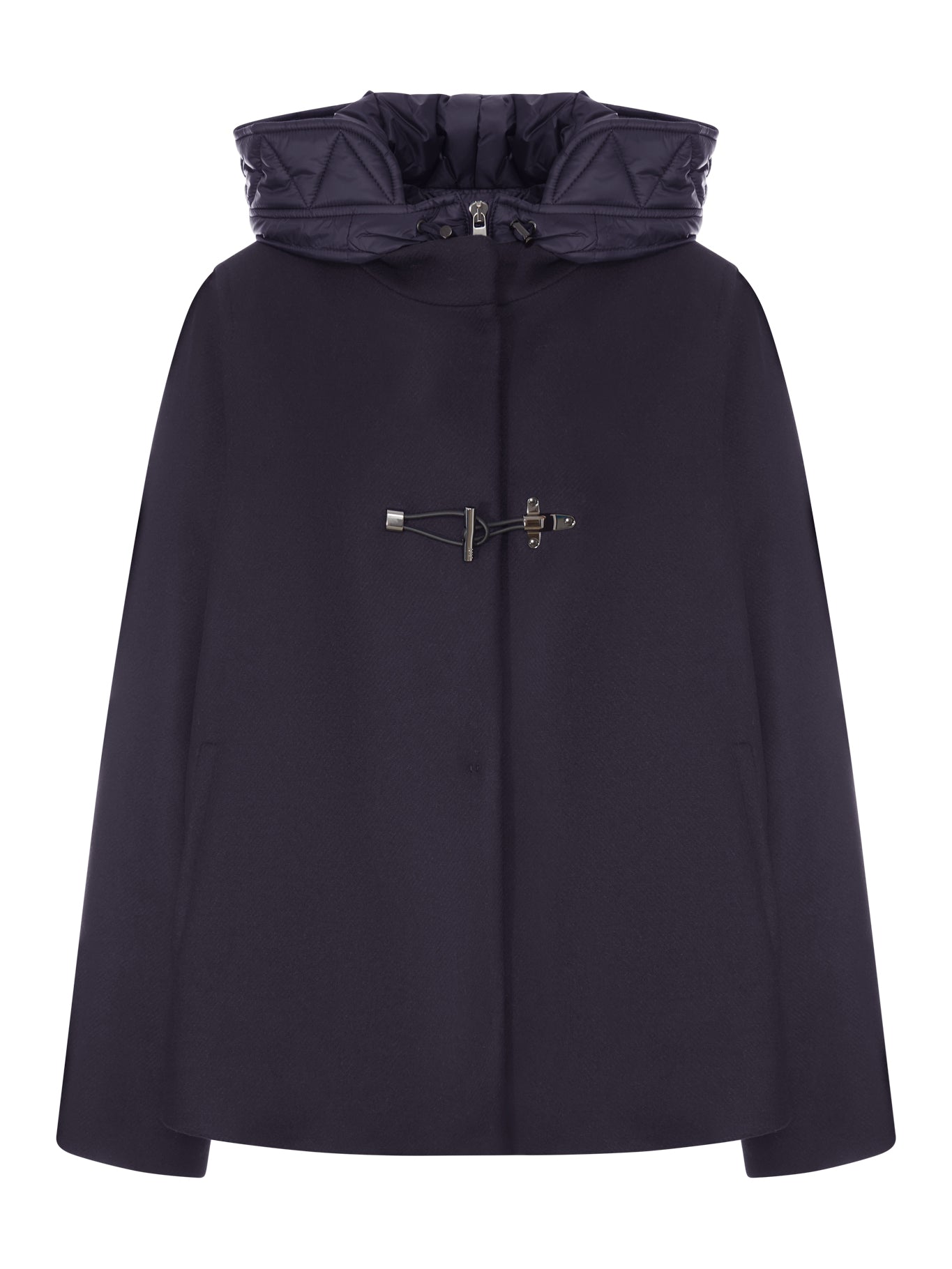 CAPPA TOGGLE COAT IN PANNO GARZATO DI LANA E CASHMERE - Fay Archive - Donna