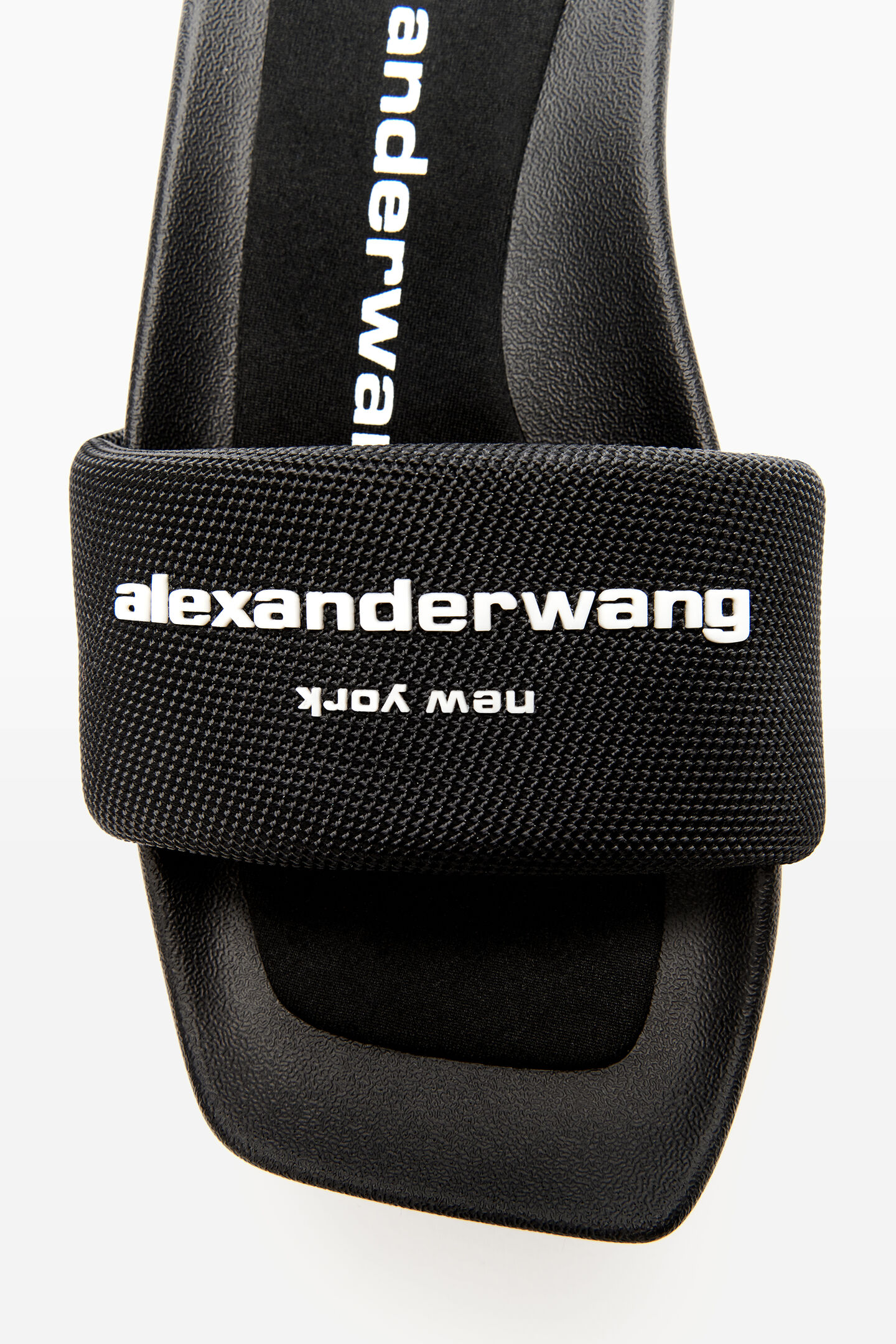 Women's Aw Platform Slide In Nylon Black