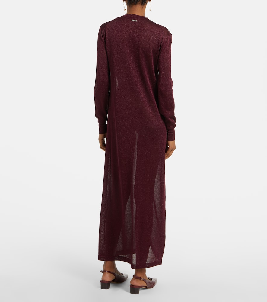 Lamé cardigan