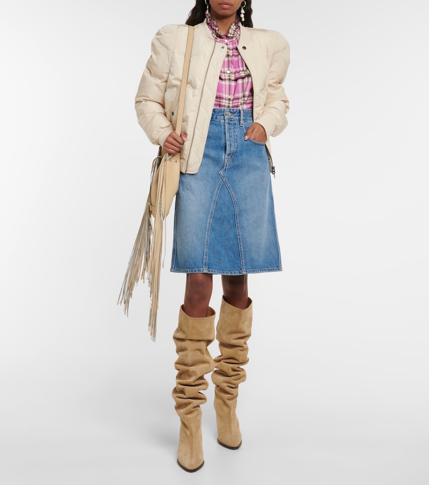 Marant Etoile Fiali denim midi skirt