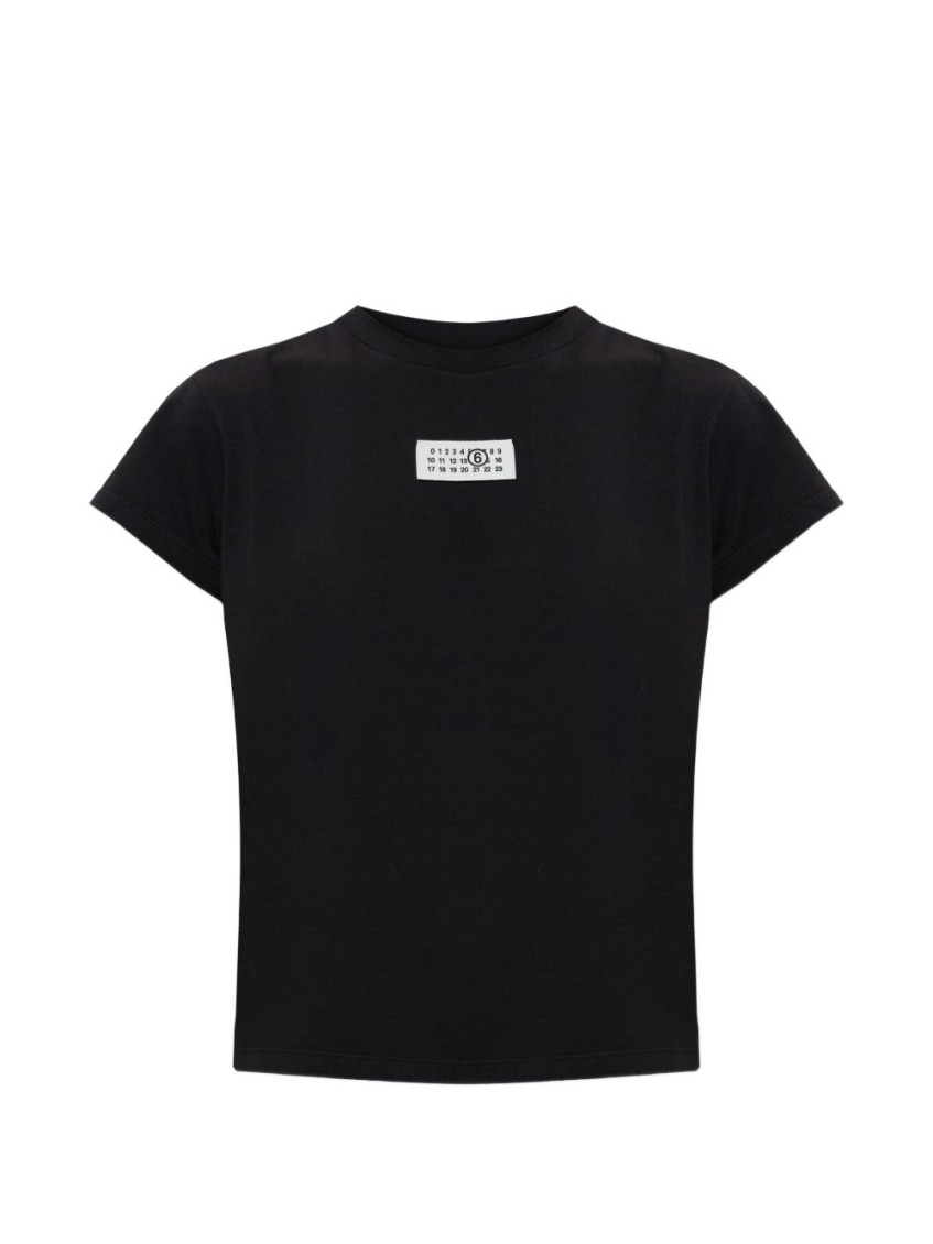 Black Logo Crew Neck T-Shirt