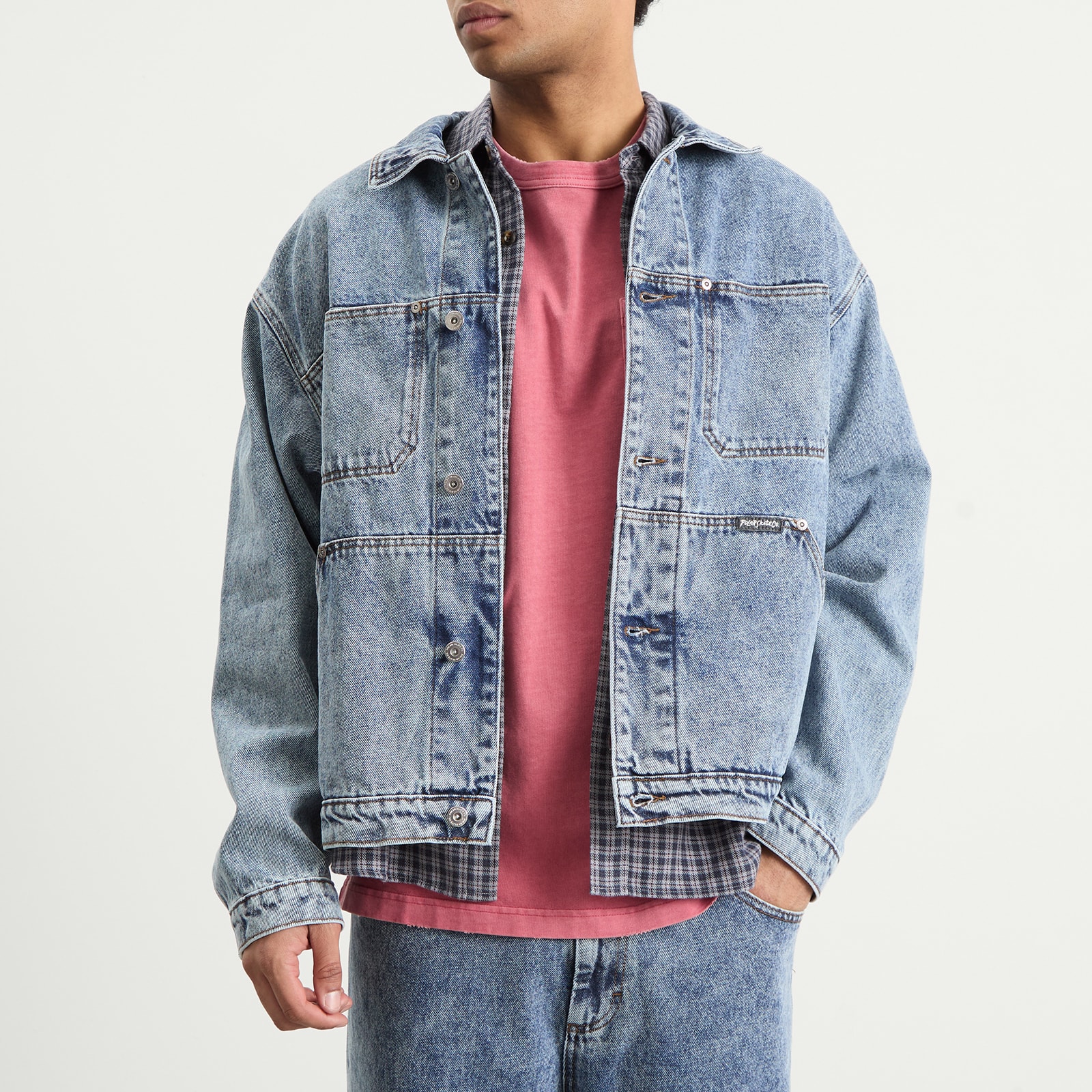 Men's Patrik Denim Jacket Heavy Washed Blue
