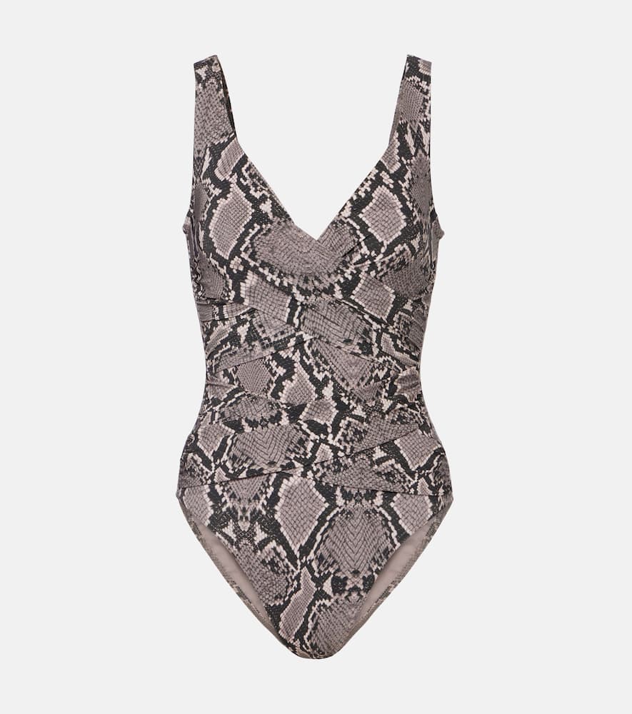 Lilith snake-effect swimsuit