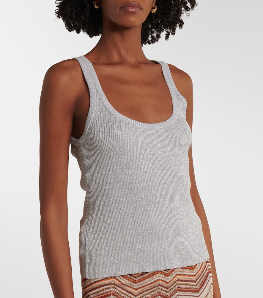 Lamé tank top