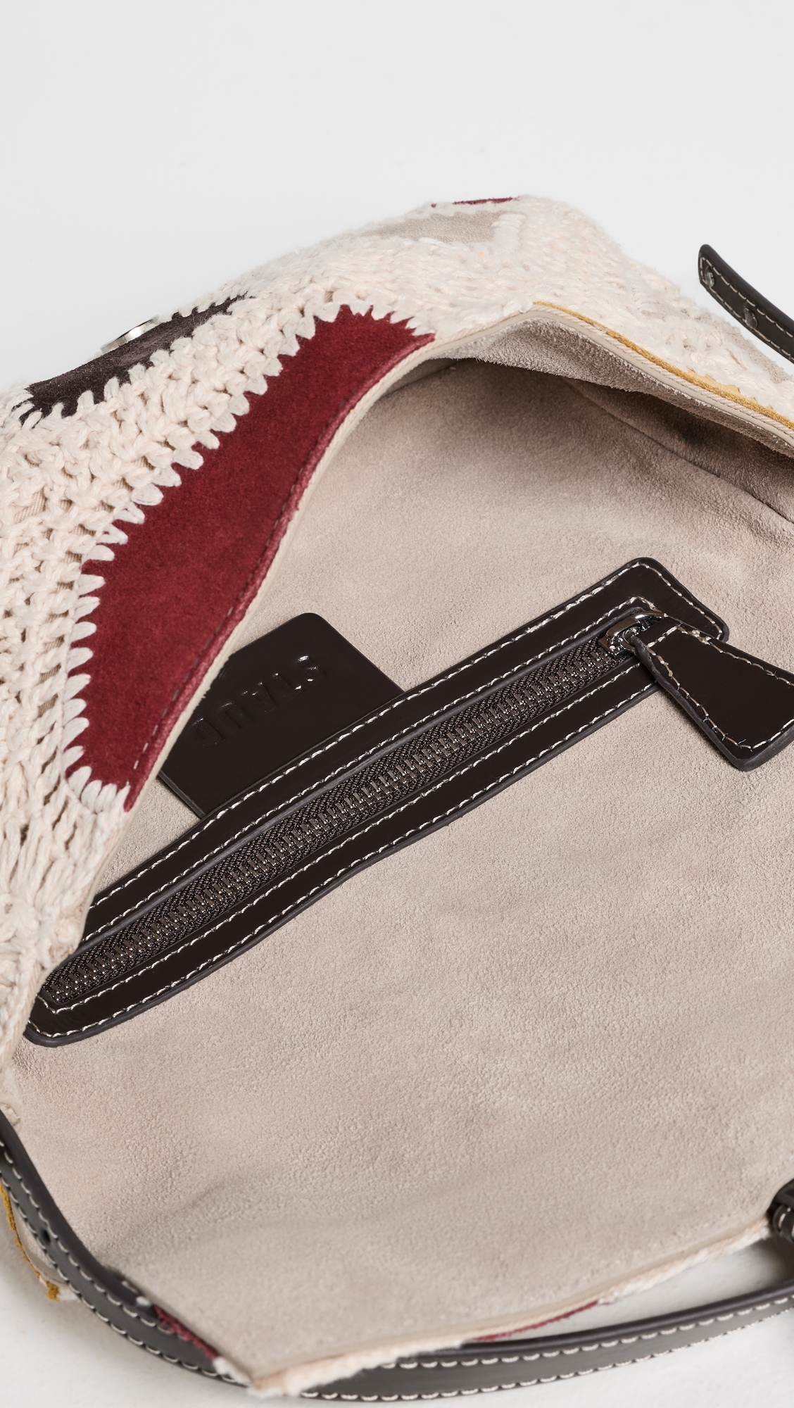 Harlow Shoulder Bag Suede Patchwork One Size