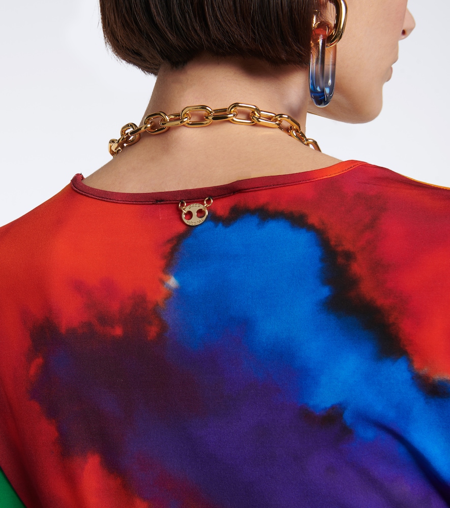 Printed jersey top